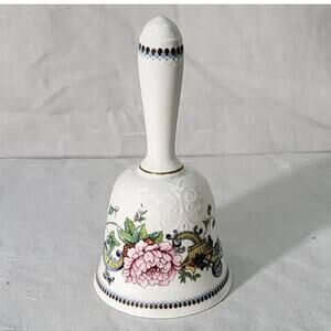 Crown Staffordshire Chelsea Manor Fine Bone China Bell 5in